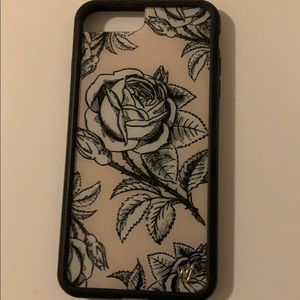 wildflower rose phone case.